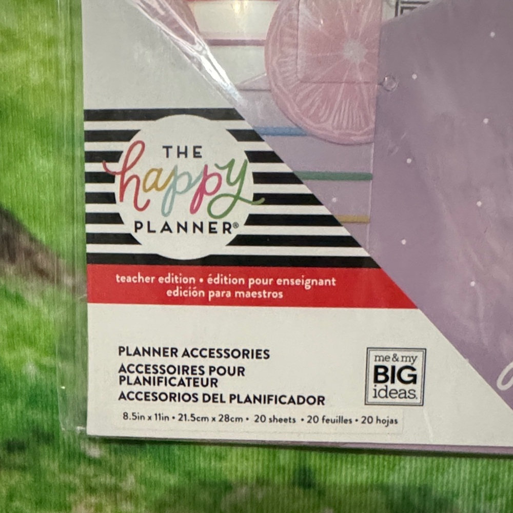The Happy Planner refill Teacher Edition with Purple Cover